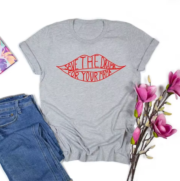 Friends / Playera blanca / Save the Drama for your mama